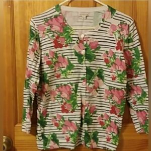 Merona womens floral cardigan